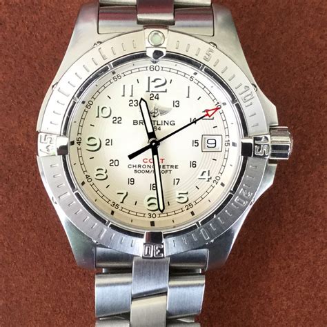 breitling chrono colt|Breitling colt chronometre 500m stainless.